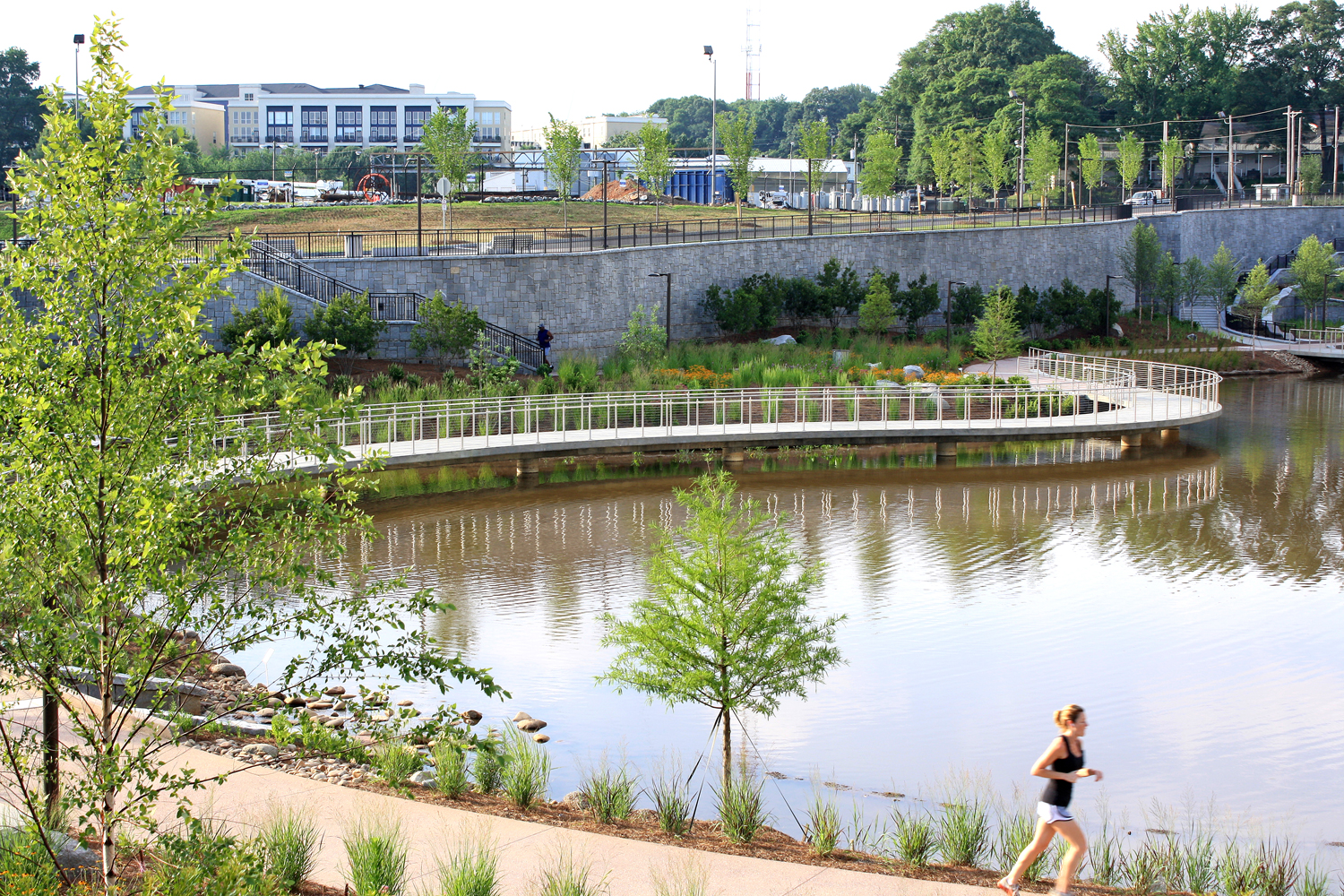 Historic 4th Ward Park, part of the new Atlanta Beltline Project