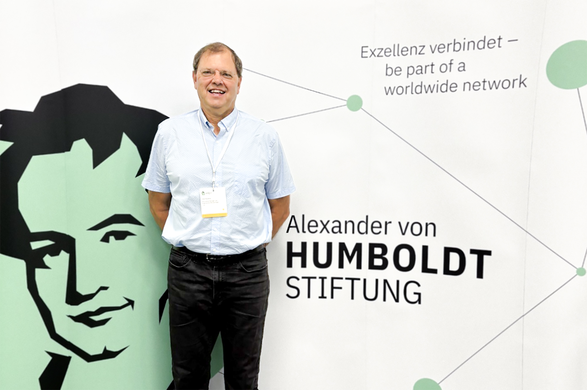 <p>Professor Joel Kostka at the Alexander von Humboldt Foundation annual meeting and reception in Germany this week.</p> Professor Joel Kostka at the Alexander von Humboldt Foundation annual meeting and reception in Germany this week.