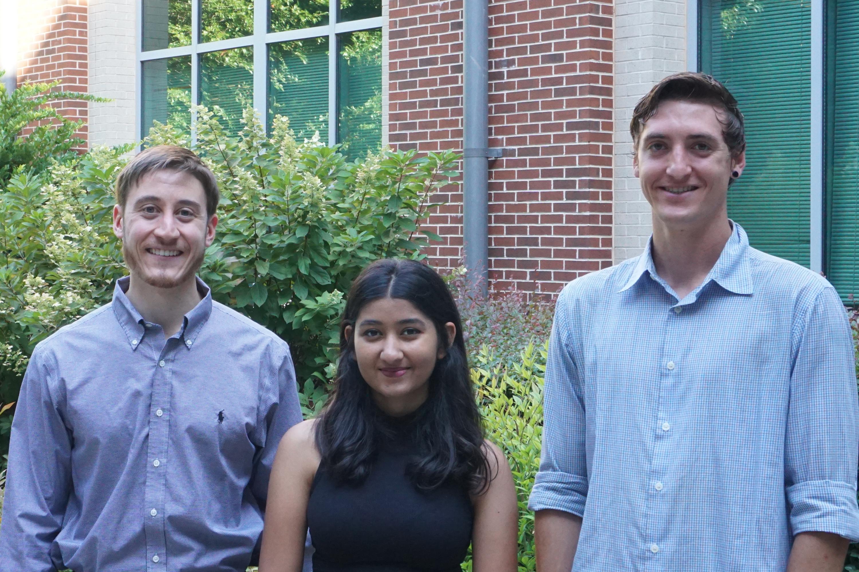 Photo of Outstanding Bioinformatics Student Winners
