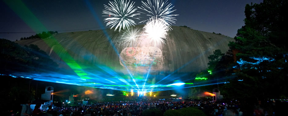 The LaserShow at Stone Mountain Park