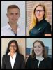 (Left to Right from Top) Outstanding Bioinformatics Students 2020 - Aaron Pfennig, Courtney Astore, Sonali Gupta, and Alli Gombolay